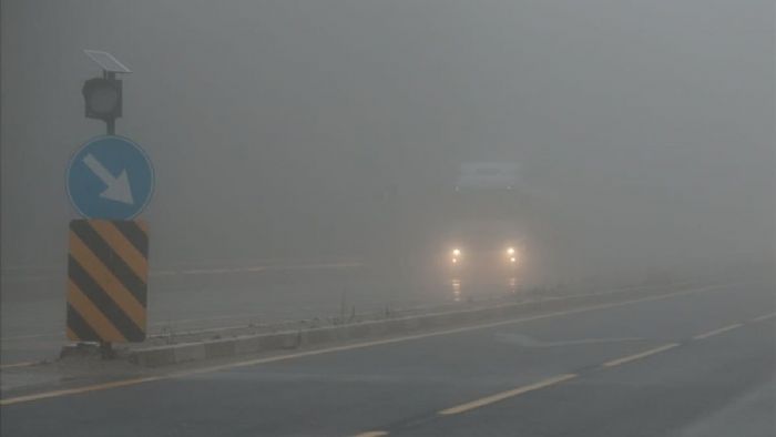 Bolu Dağı`nda sis! Görüş mesafesi azaldı