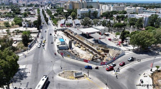 Hastane yolcuları için özel yaya tüneli
