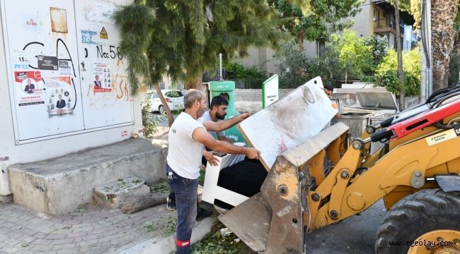 Çiğli?de moloza kararlı müdahale, halka çağrı?