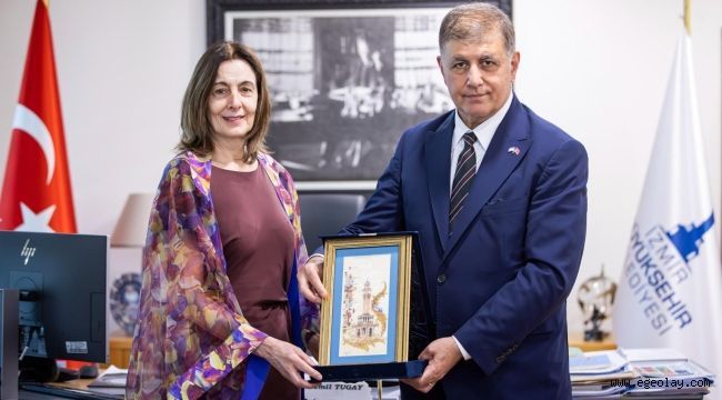 Arjantin Başkonsolosu Vivas?tan Başkan Tugay?a ziyaret