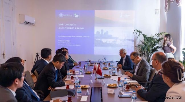 İzmir ile Çin deniz ulaşımında  iş birliği yapacak