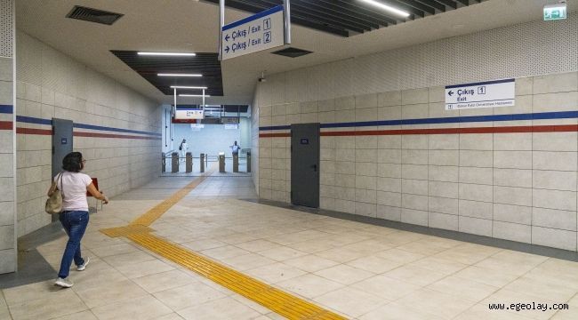 İzmir Metrosu?ndan Dokuz Eylül Hastanesi?ne kesintisiz yaya tüneli açıldı